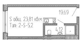 студия ЖК Вало